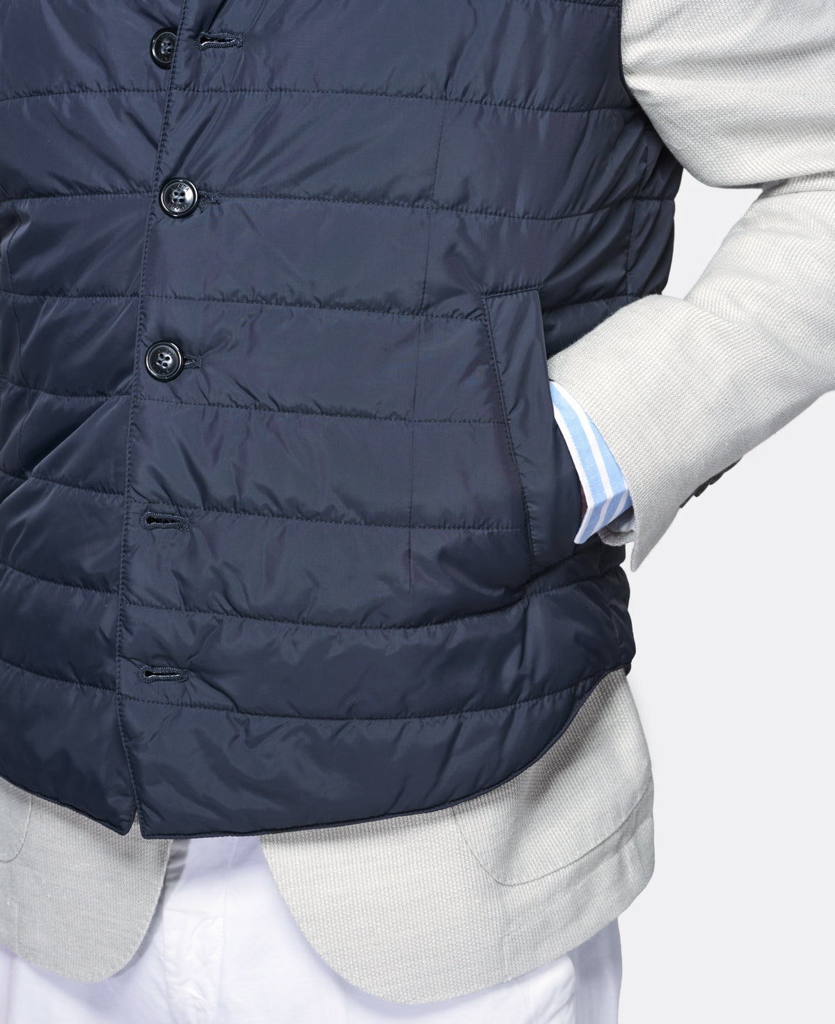 Gilet trapuntato in nylon-2