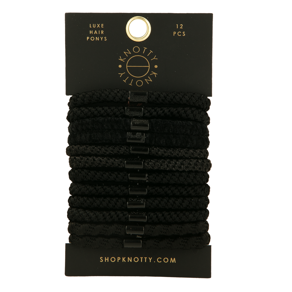 Luxe Hair Pony 12-Pack | Blackout-0