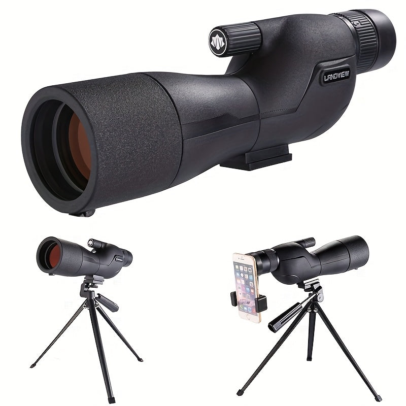 75x60 HD Spotting Scope with Tripod & Phone Mount-0