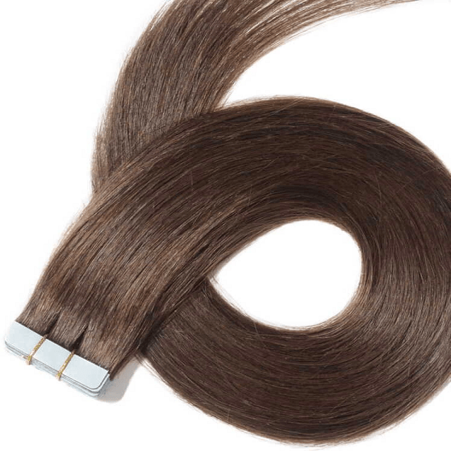 Tape-In Hair Extensions | Reusable Remy Human Hair | 20 & 40 Tape Packs India-3