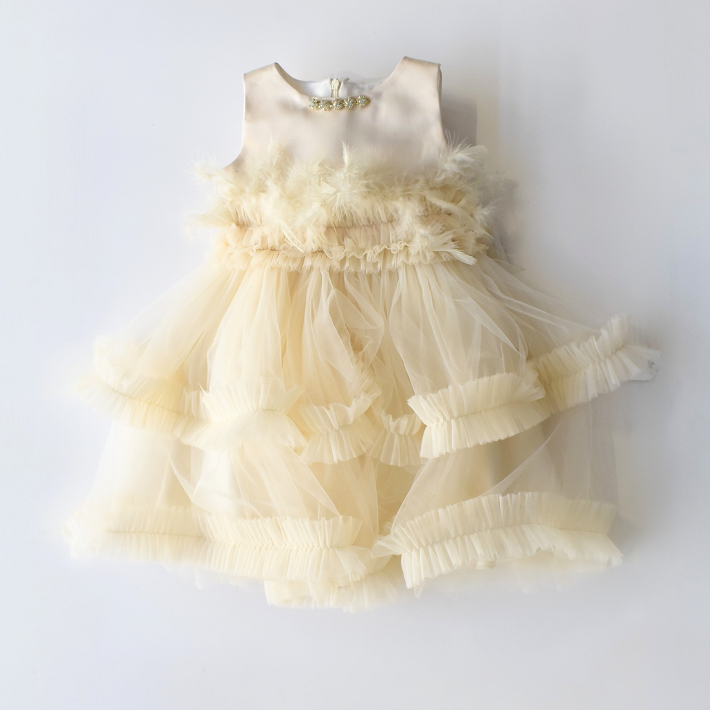 Feather Frida Girls Dress