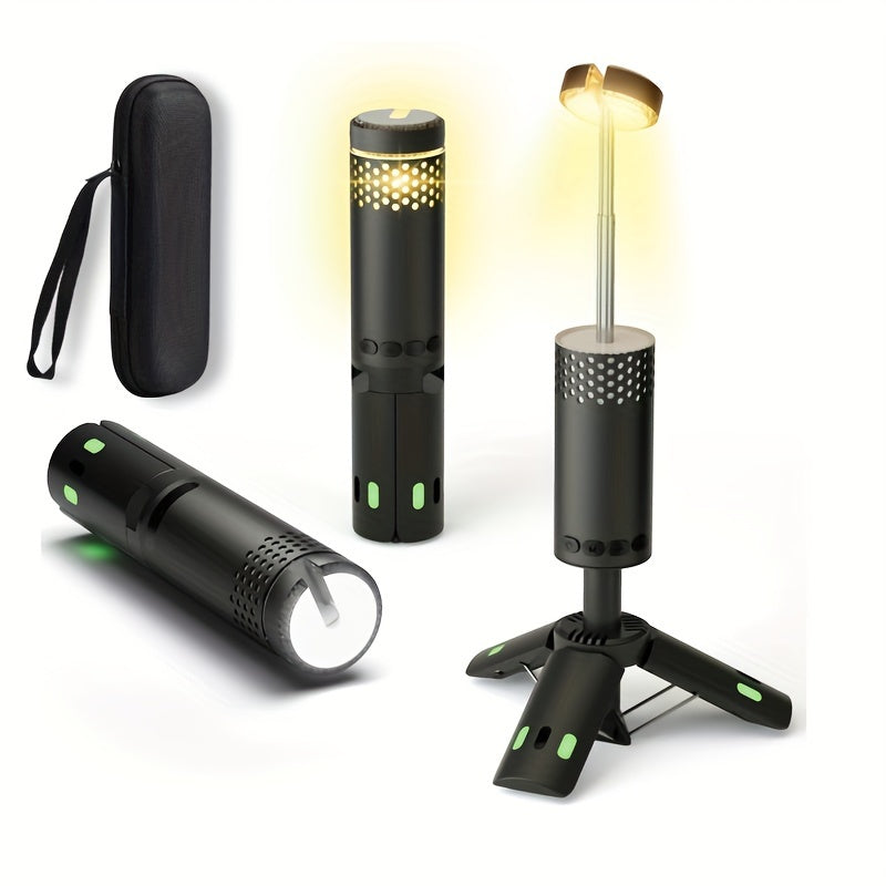 Folding Table with LED Camping Light-1