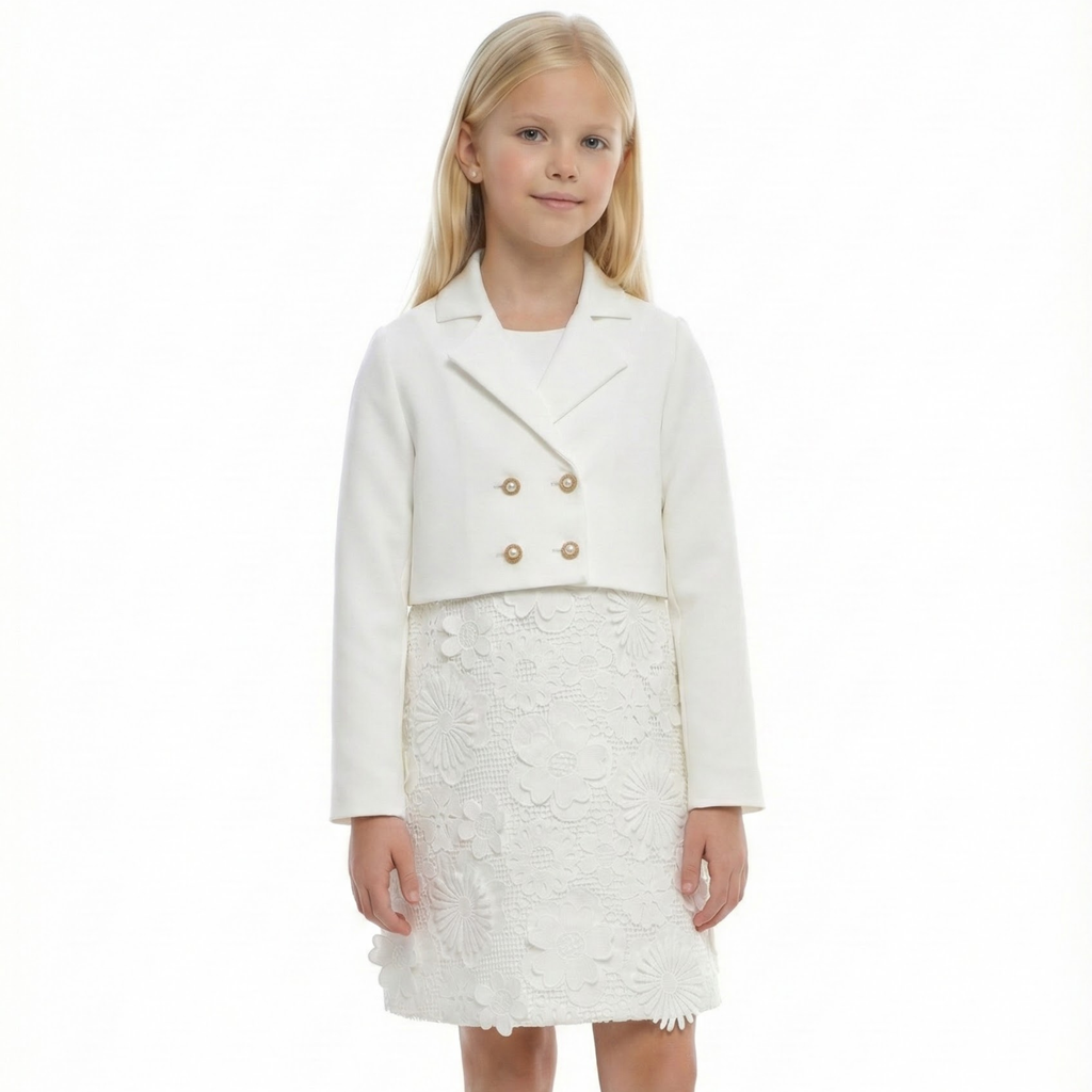 Saint-Tropez Girls Dress & Blazer