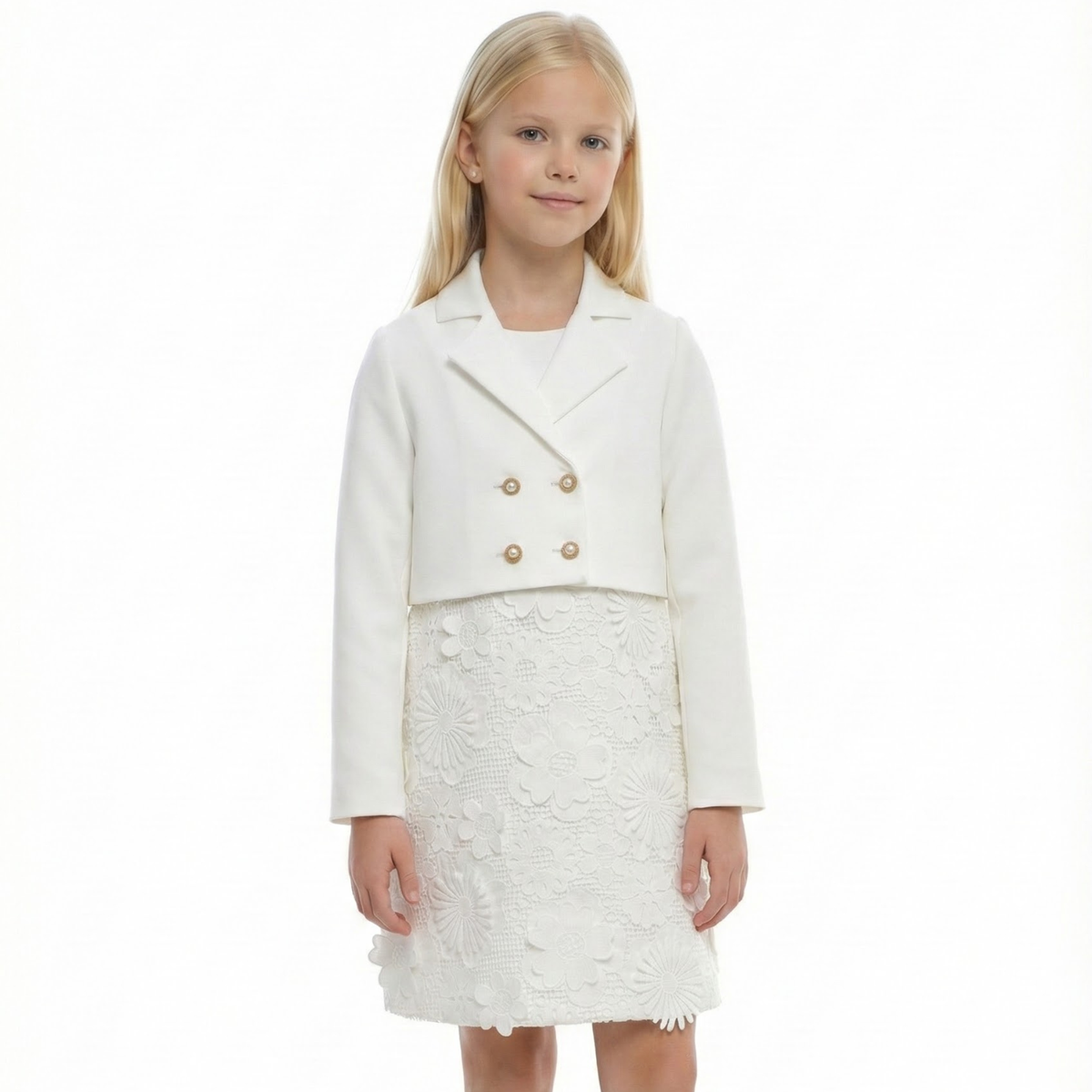 Saint-Tropez Girls Dress & Blazer