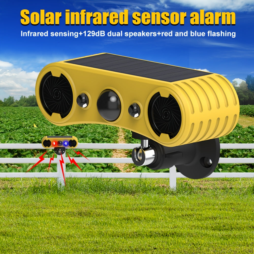 Solar Motion Alarm with Strobe Lights