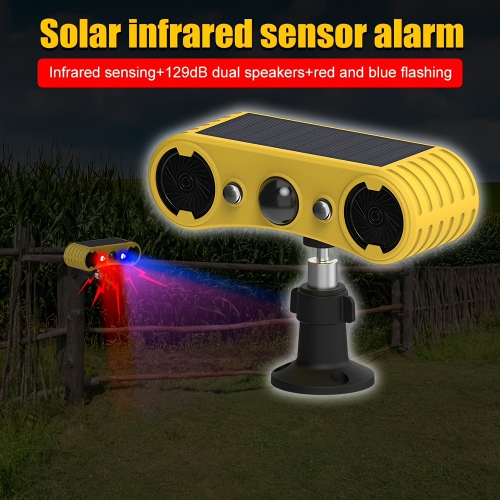 Solar Motion Alarm with Strobe Lights