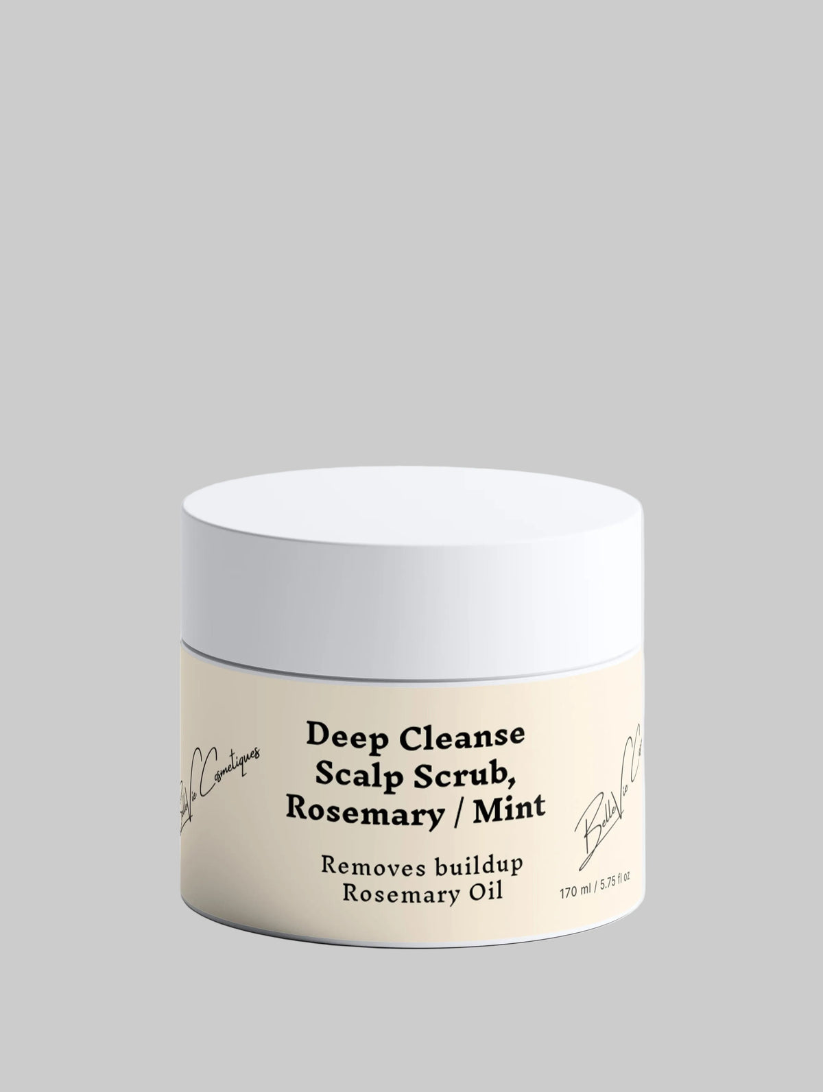 Deep Cleanse Scalp Scrub with Rosemary & Mint 170ml – Exfoliate, Refresh & Revitalize-0