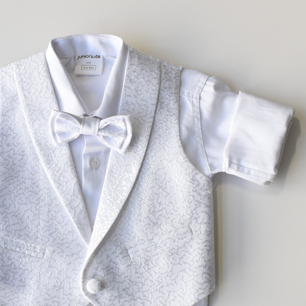Archie's Penguin Tail Vest Set-4