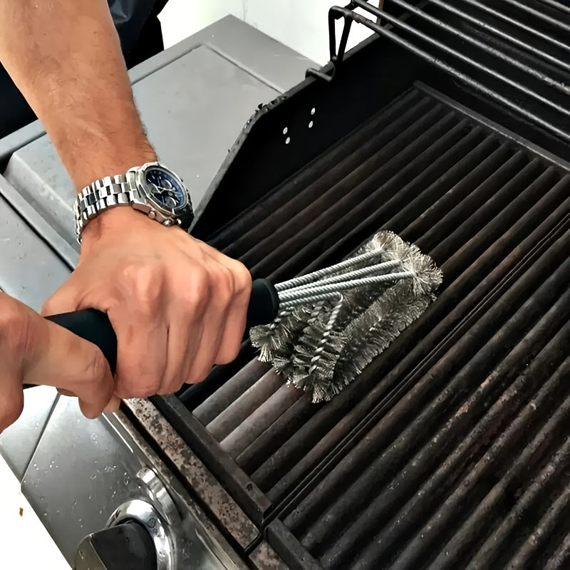 Stainless Steel Grill Brush-1