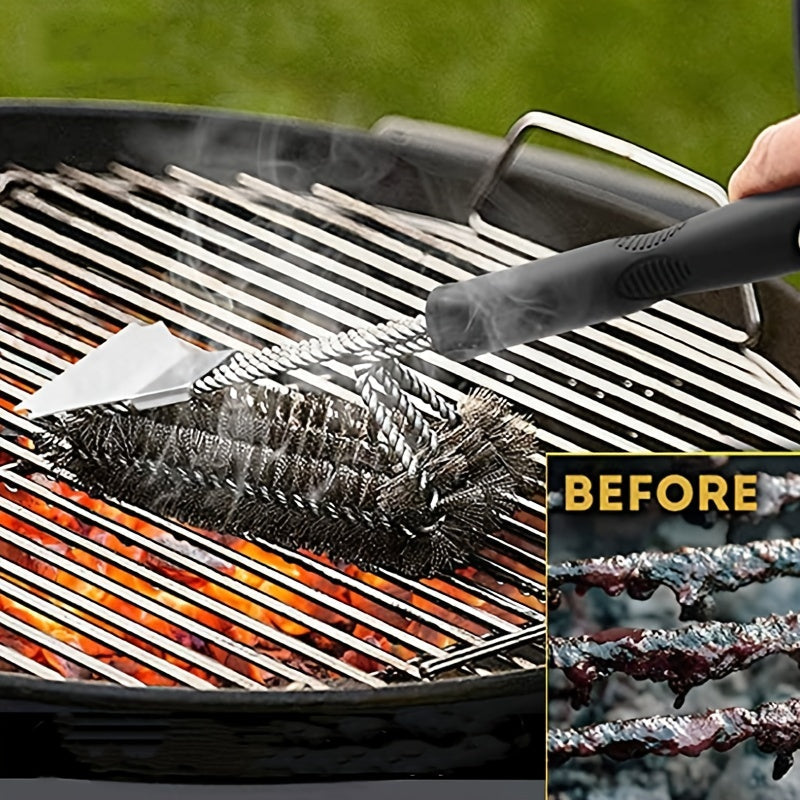Stainless Steel Grill Brush-2