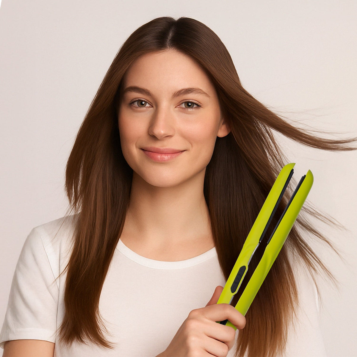 New 1.25" Digital Professional Flat Iron - California Collection/Yellow-4