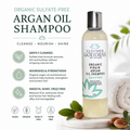 Organic Sulfate-Free Shampoo with Argan Oil for Healthy Hair-0