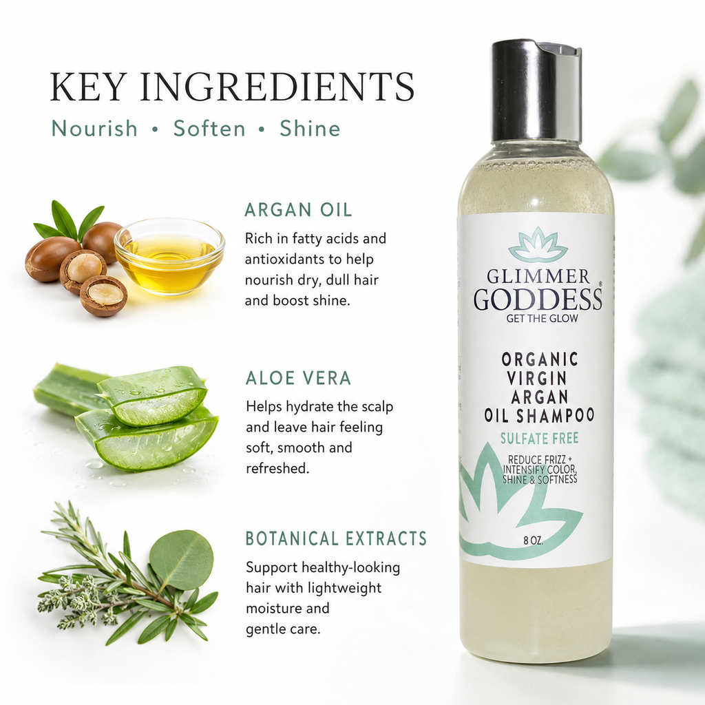 Organic Sulfate-Free Shampoo with Argan Oil for Healthy Hair-2