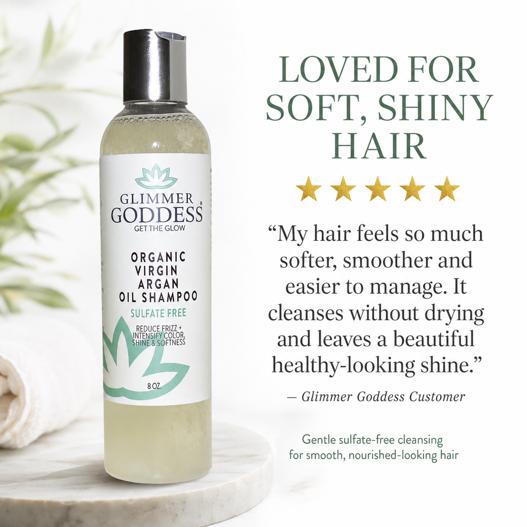 Organic Sulfate-Free Shampoo with Argan Oil for Healthy Hair-1