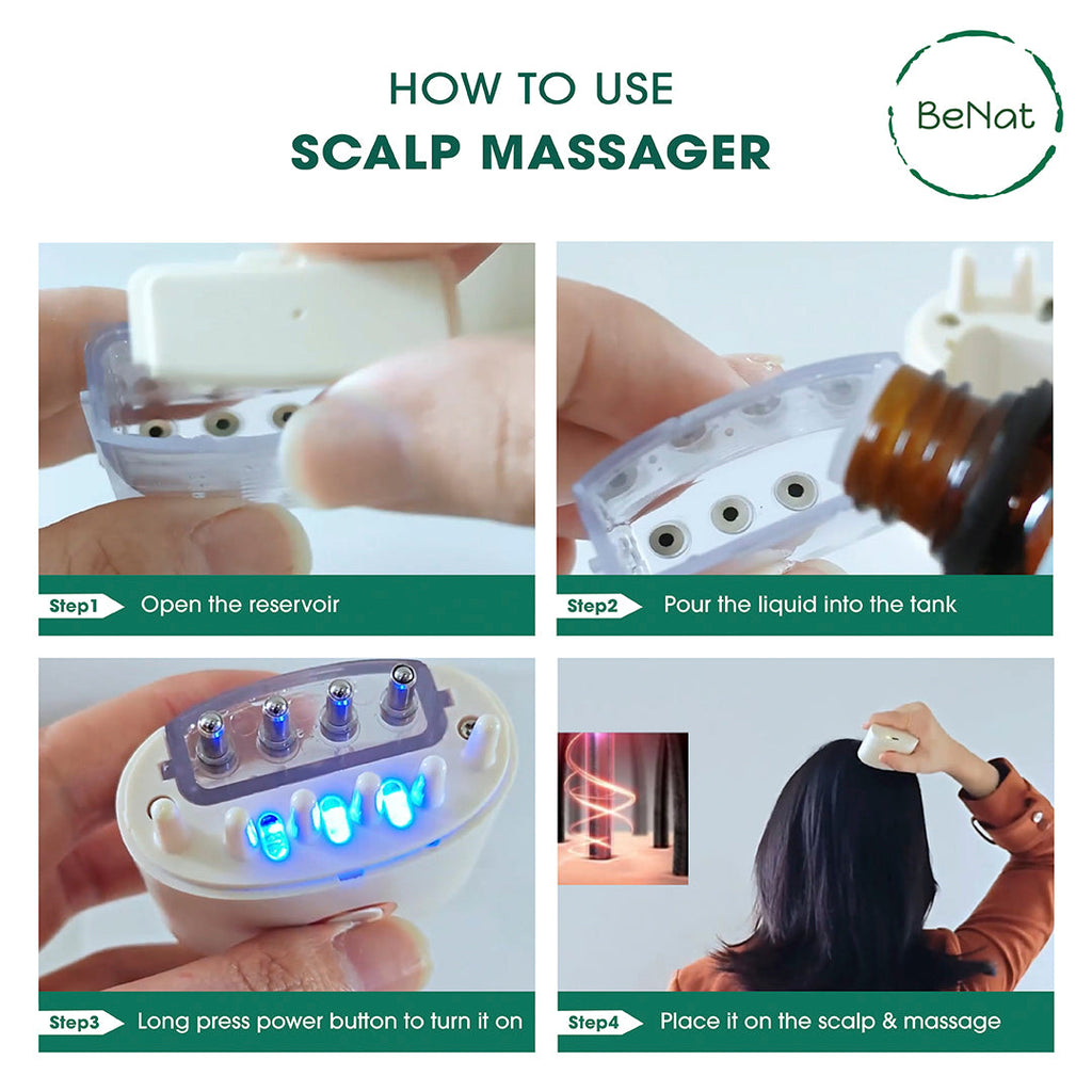 Electric Oil Applicator and Vibration Scalp Massager 2 in 1-4