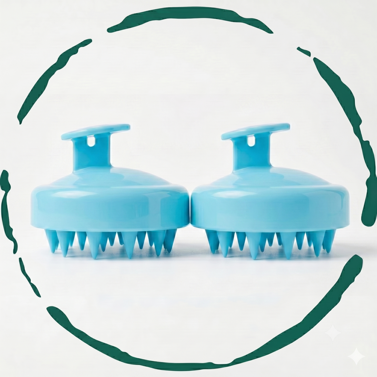 2-Pack Scalp Scrubber & Hair Growth Massager-0