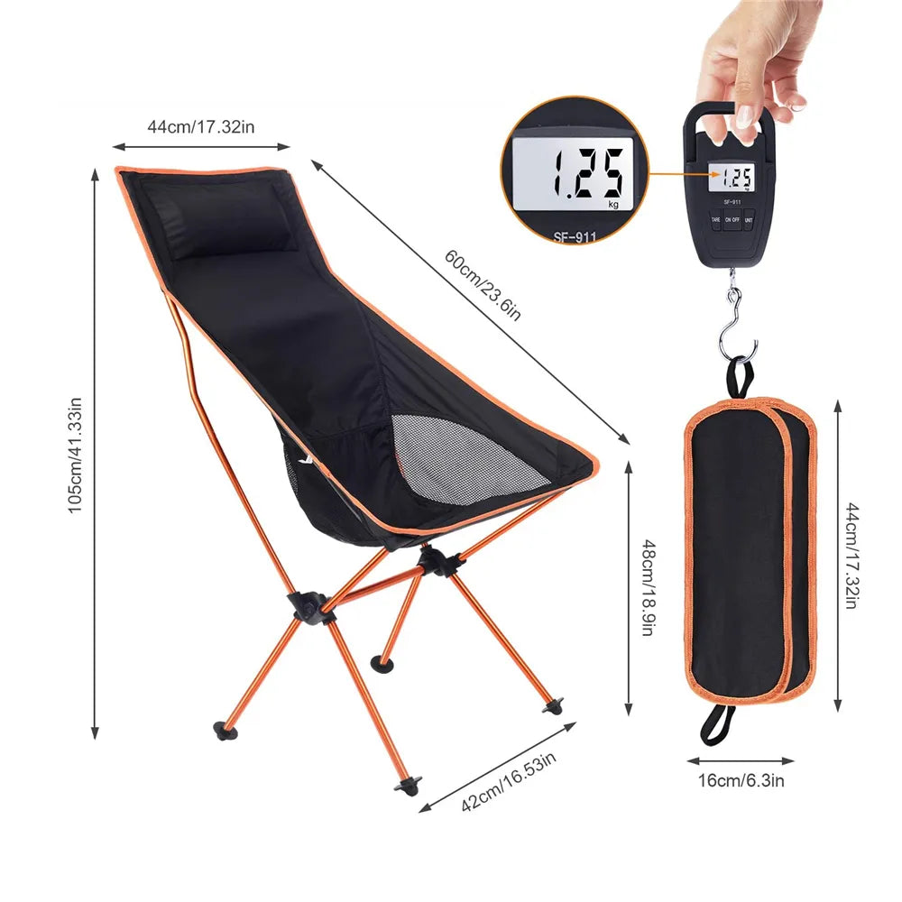 Portable Oxford Cloth Camping Chair-4