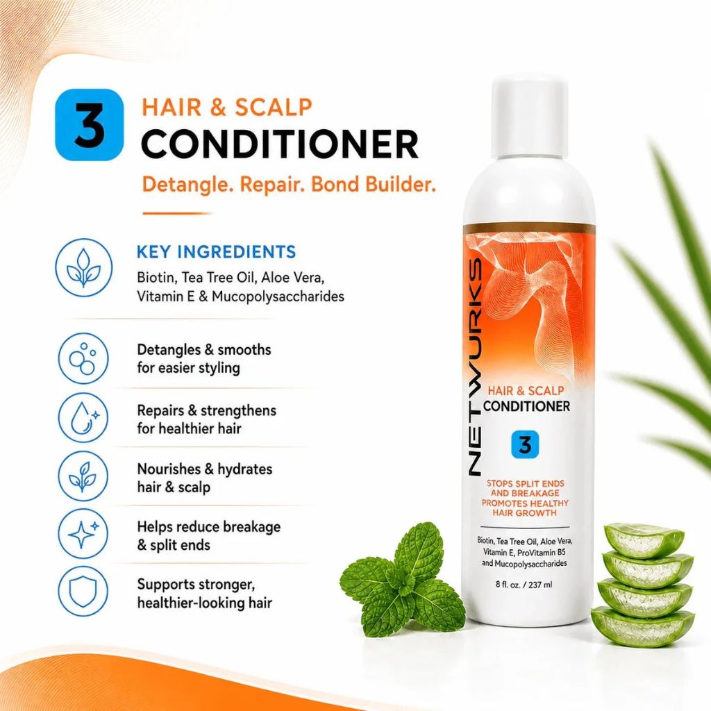 Netwurks 3 Hair And Scalp Conditioner-2