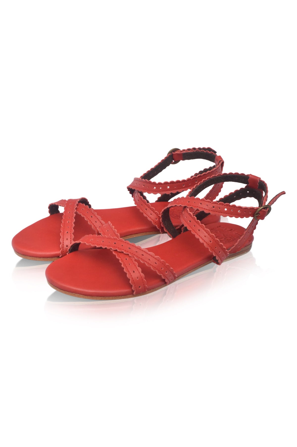 Playa Strappy Leather Sandals