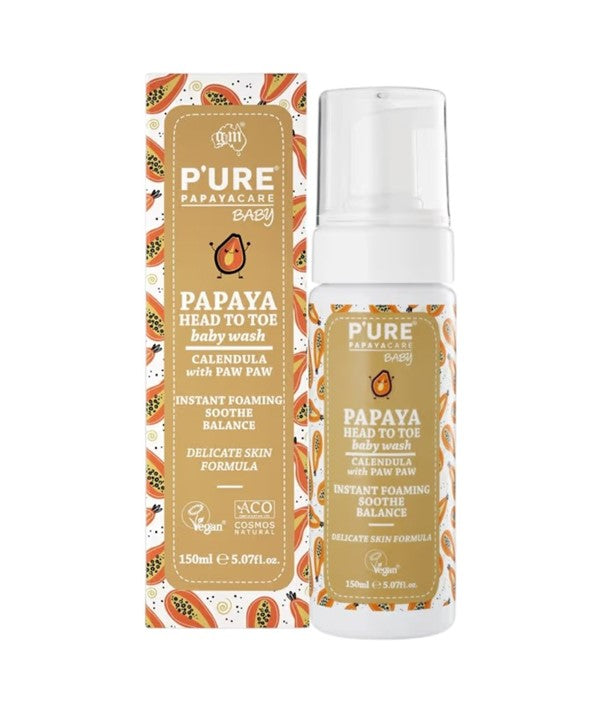 Pure Papayacare Baby Papaya Head To Toe Wash-0