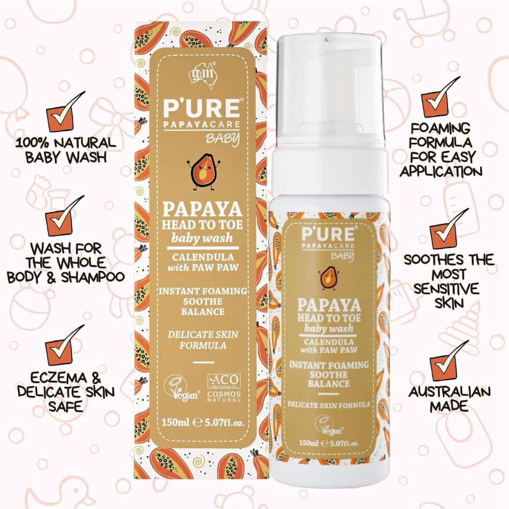 Pure Papayacare Baby Papaya Head To Toe Wash-1