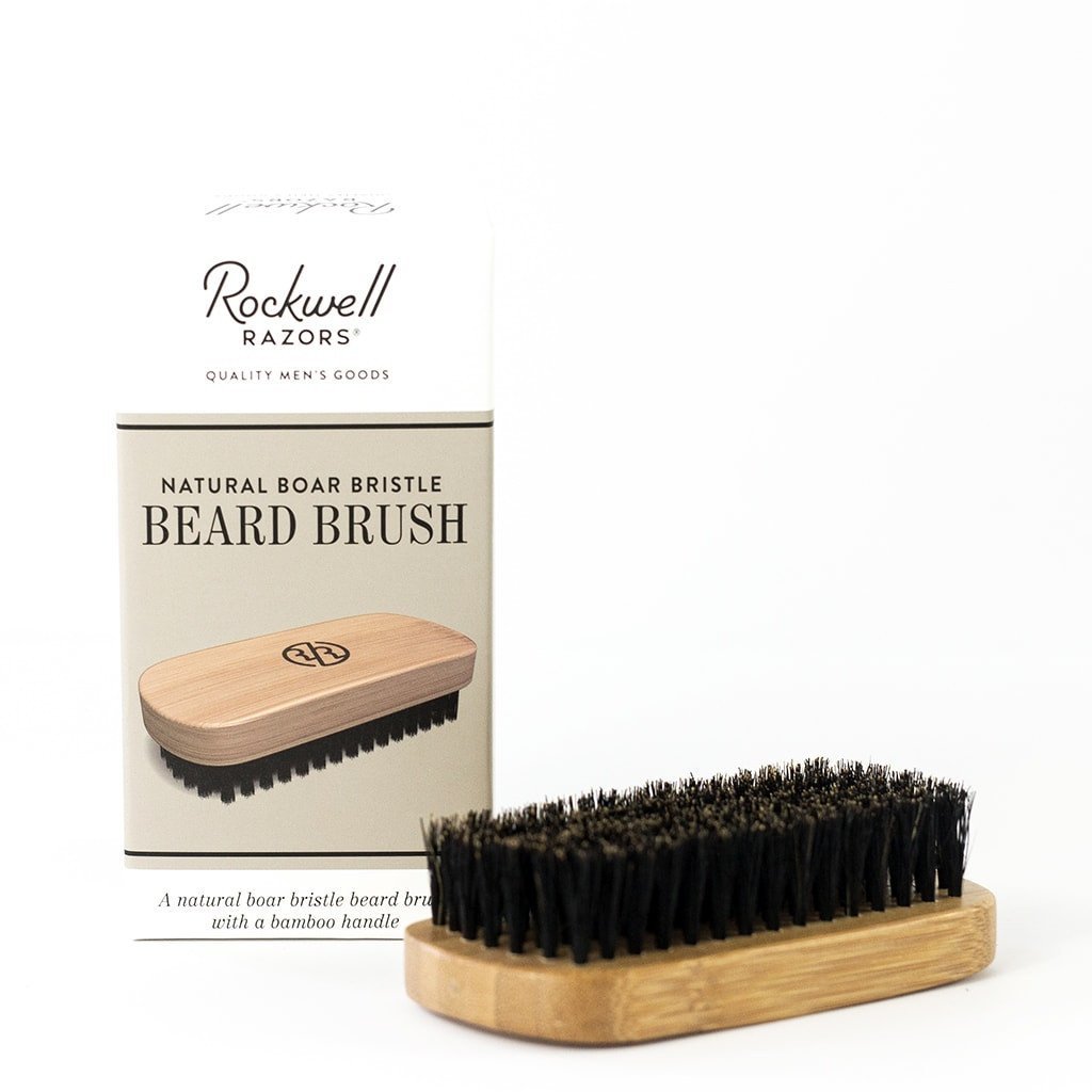 Rockwell Beard Brush with Natural Boar Bristle-0