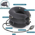 Inflatable Cervical Neck Traction Device Pain Relief Posture Alignment Grey