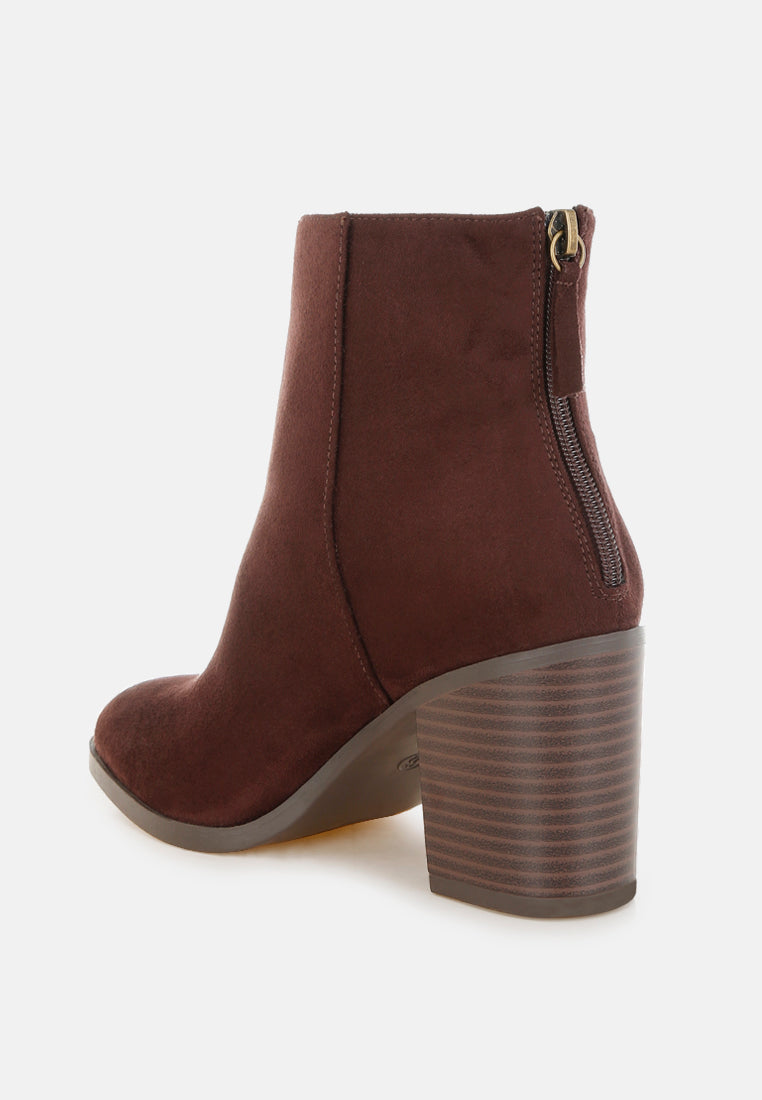 Eigur High Block Heel Boots