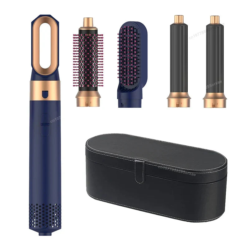 5-in-1 Professional Hair Styler and Dryer Hot Air Styler Comb-0