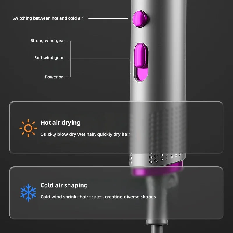 Hair Dryer with High Power Foldable Travel (1800W)-2