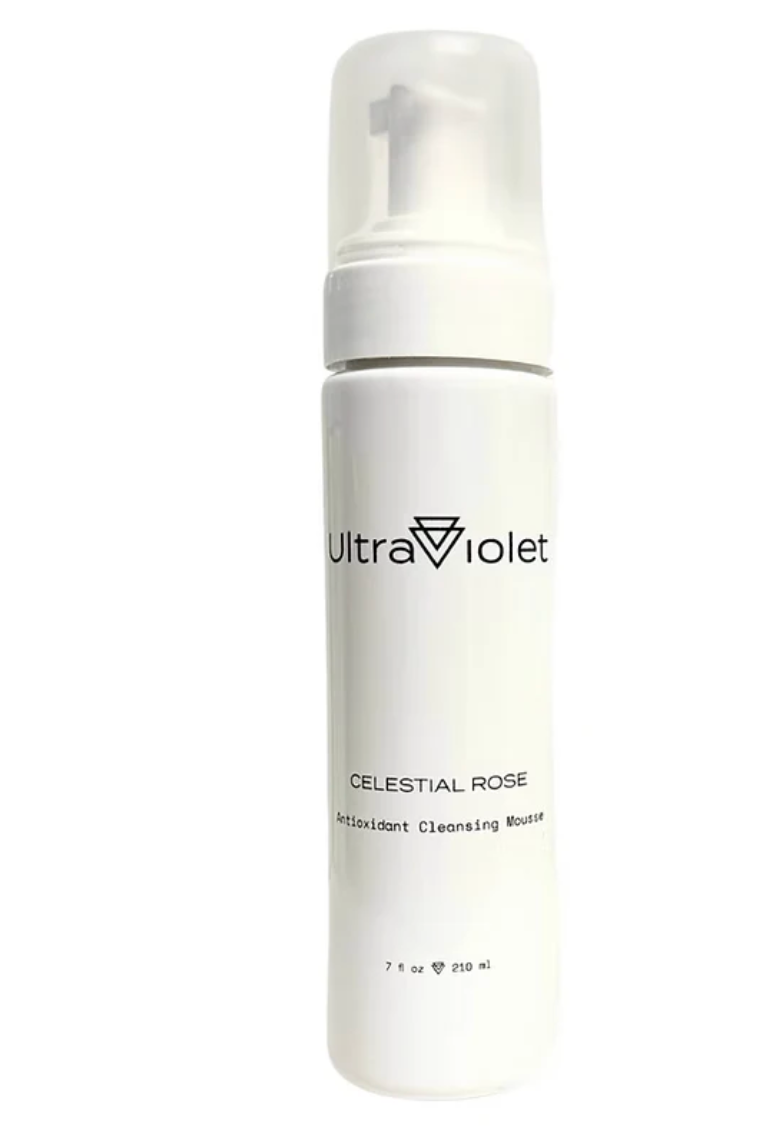 CELESTIAL ROSE | Antioxidant Cleansing Mousse by Ultra Violet Skincare-0