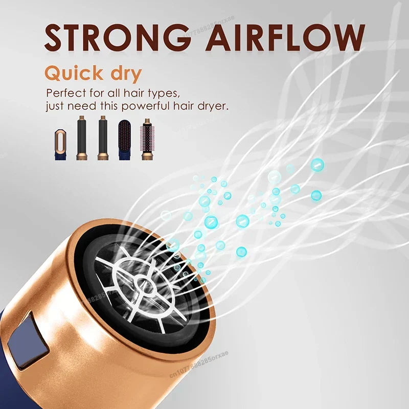 5-in-1 Professional Hair Styler and Dryer Hot Air Styler Comb-1
