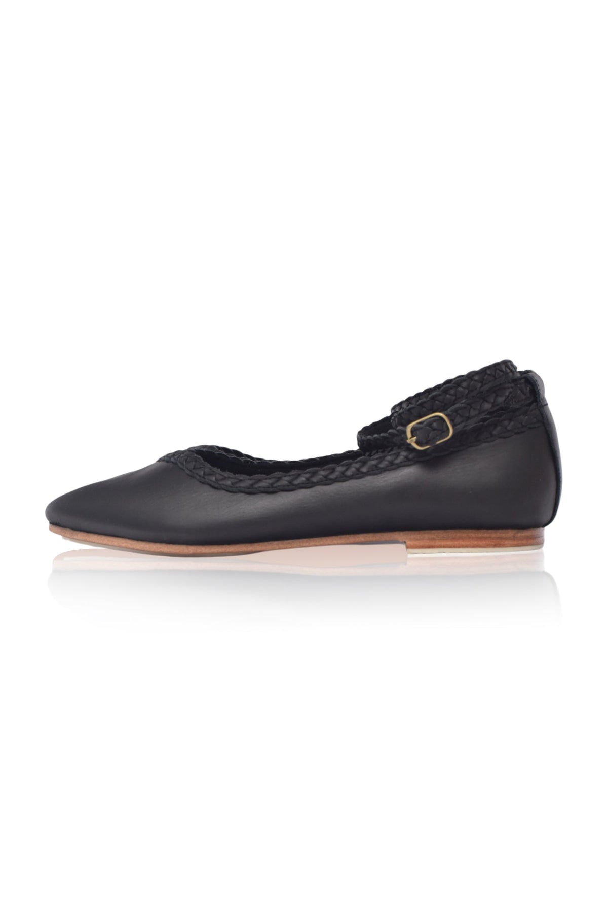 Soiree Braided Pointed Toe Flats