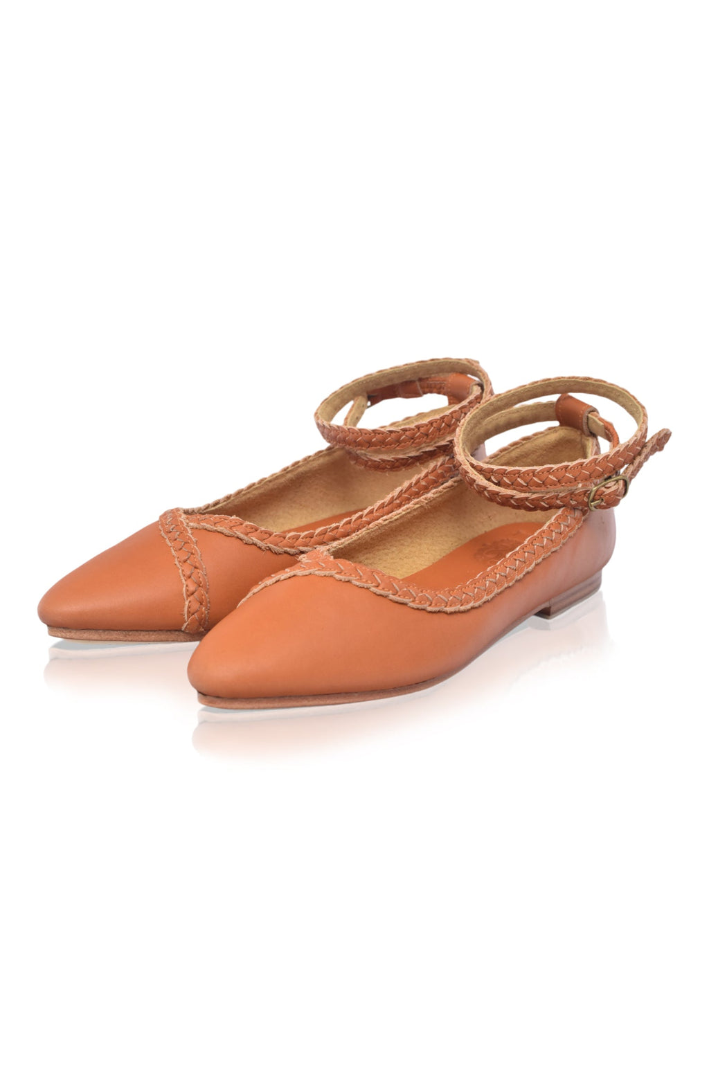 Soiree Braided Pointed Toe Flats