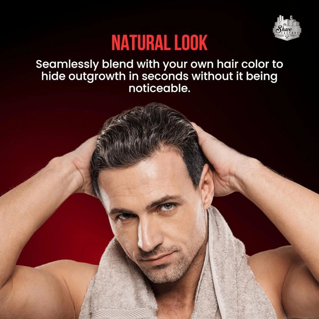 The Shave Factory Hair Magic Retouch Root Concealer Black-2