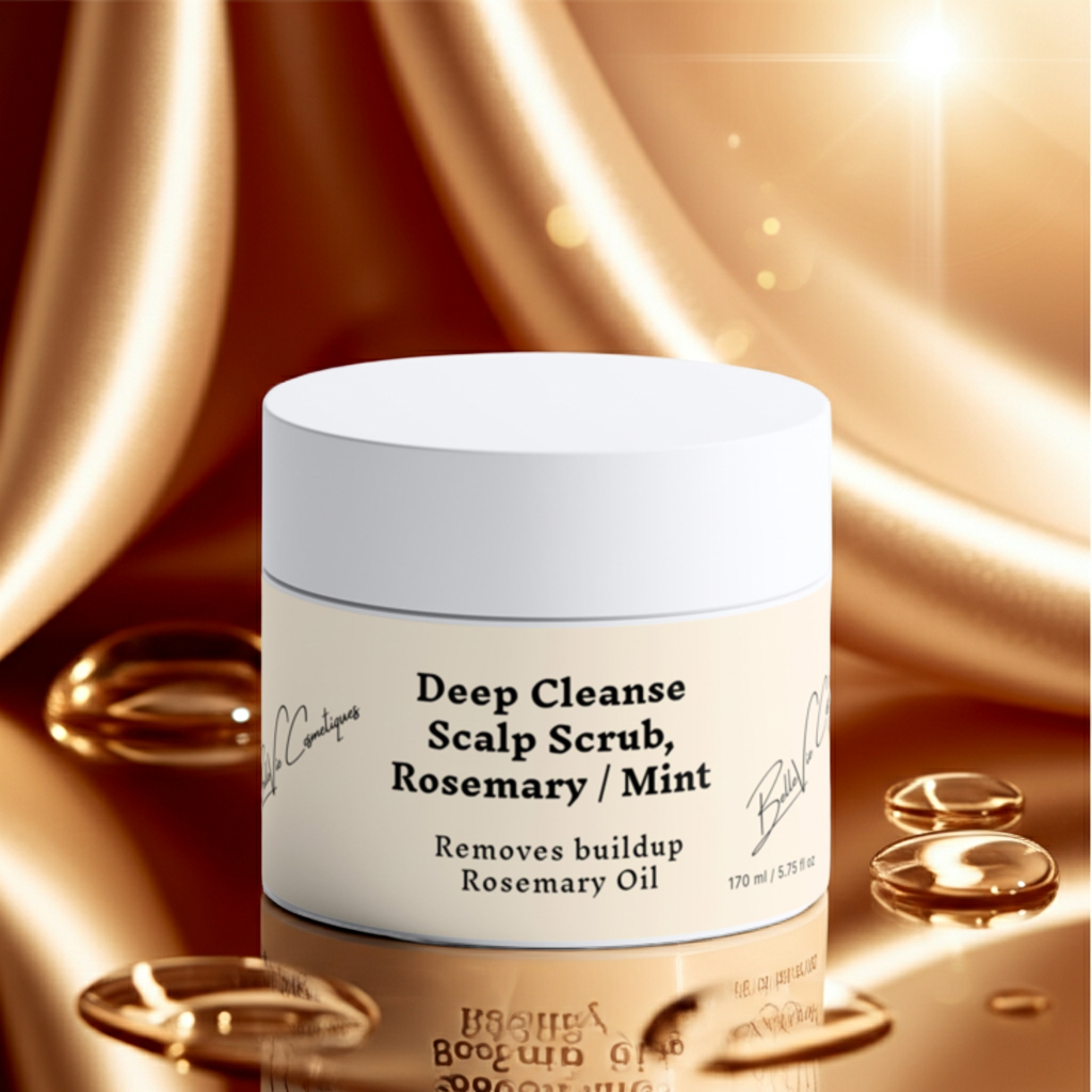 Deep Cleanse Scalp Scrub with Rosemary & Mint 170ml – Exfoliate, Refresh & Revitalize-3