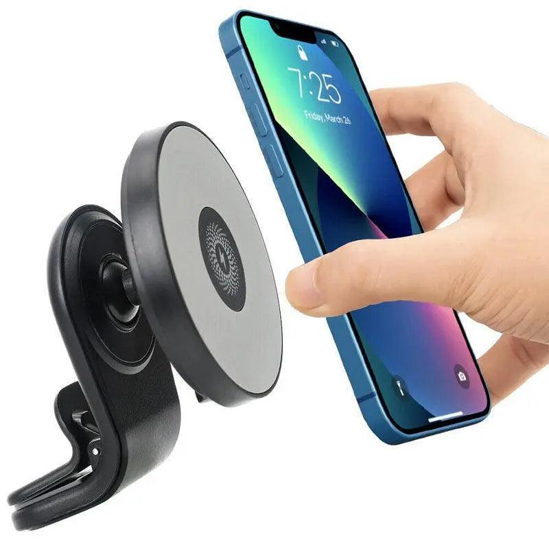 Wireless 15W Magnetic Car Mount Holder Charger For Iphone 13 12 Pro Max Magsafe-3