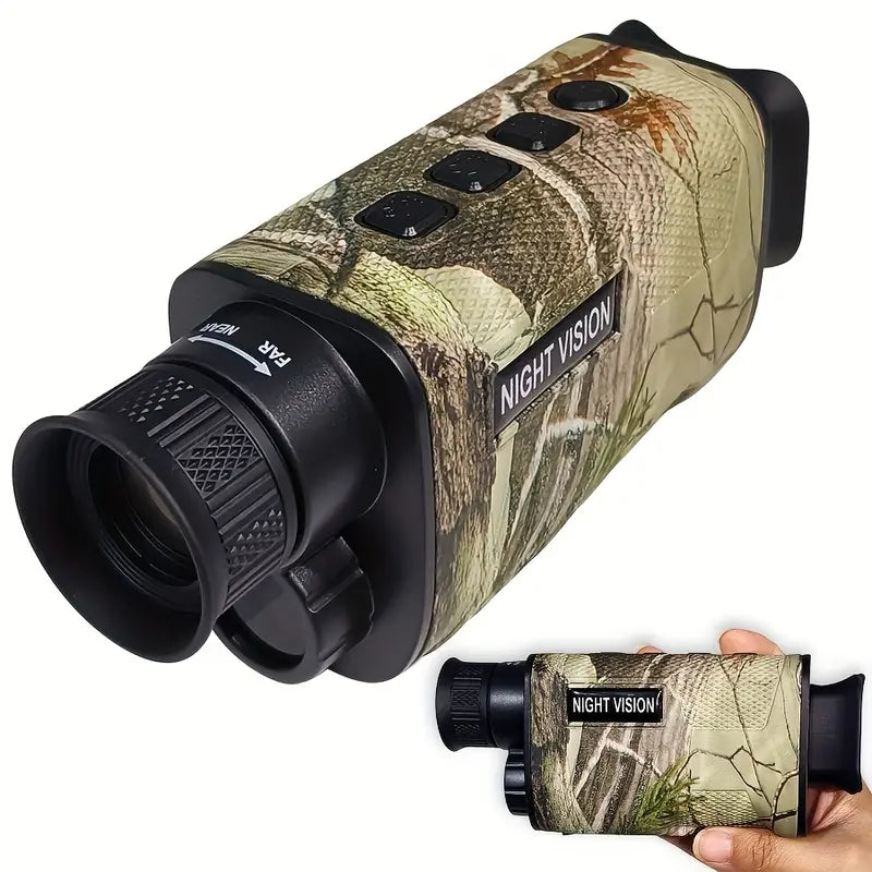 Camo Night Vision Monocular - 8X Digital Infrared Telescope-0