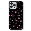 Casey Reduced Star Pink Twinkling Stars AG Matte Phone Case – Magnetic Anti-Fingerprint Protective Cover-0