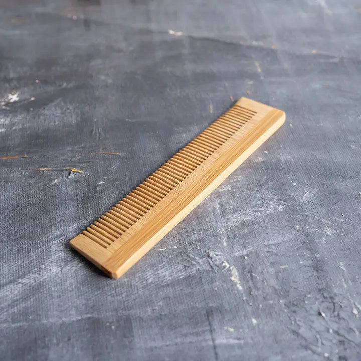 Flat Bamboo Comb-1