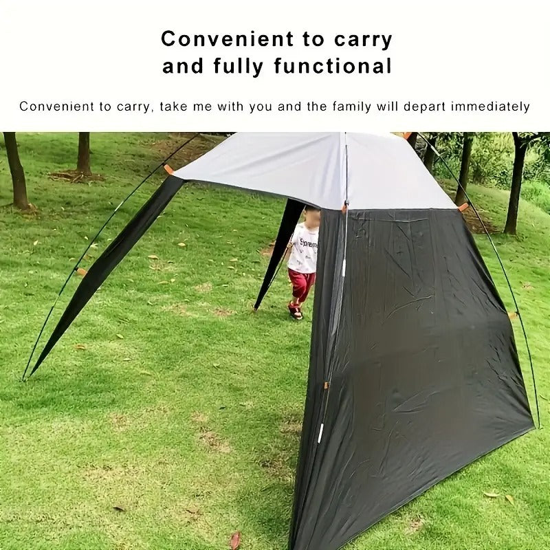 4-Person Canopy Triangle Beach Tent Sun Shelter-2