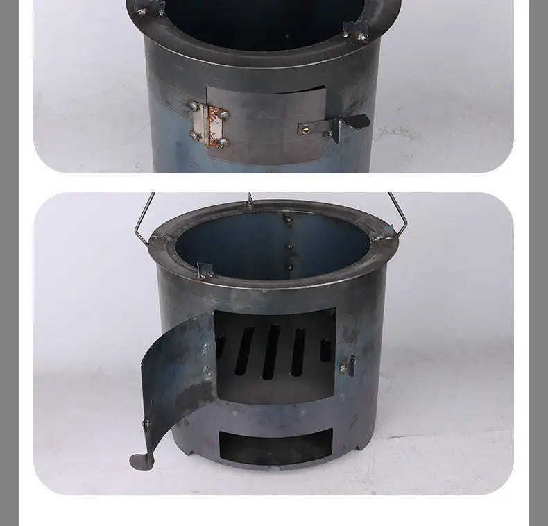 Outdoor Wood Stove for Camping and Cooking-1
