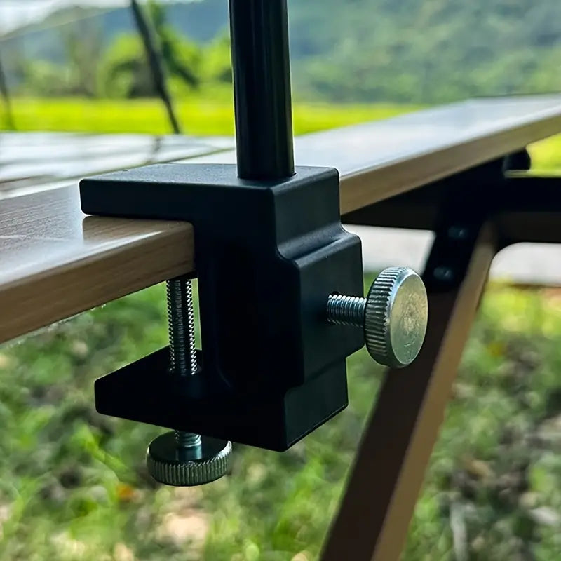 Portable Folding Lamp Pole - Lightweight Collapsible Aluminum Lantern Stand-4