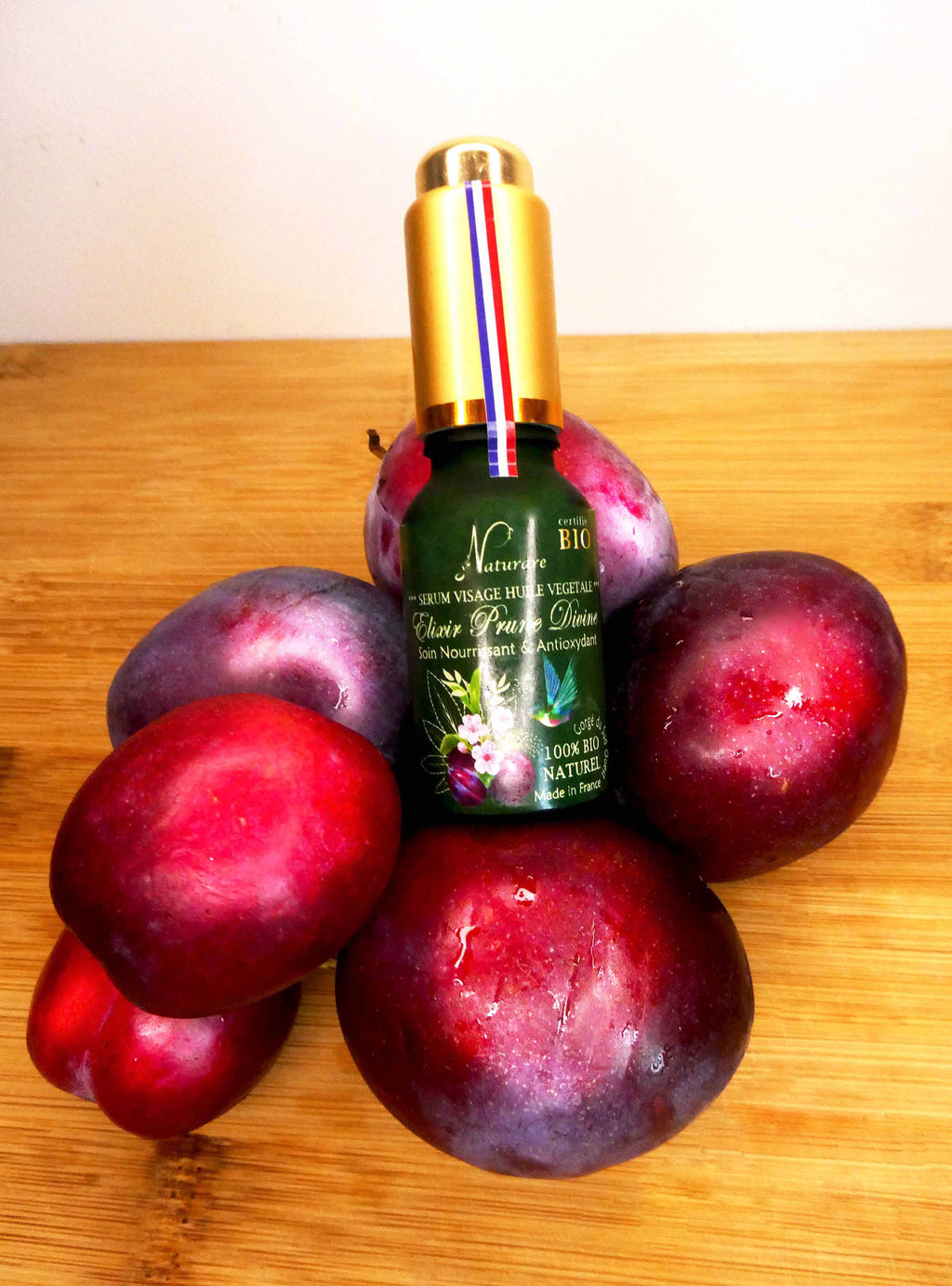 DROP - ORGANIC DIVINE PLUM ELIXIR - Vegetable Oil Serum, Food Supplement