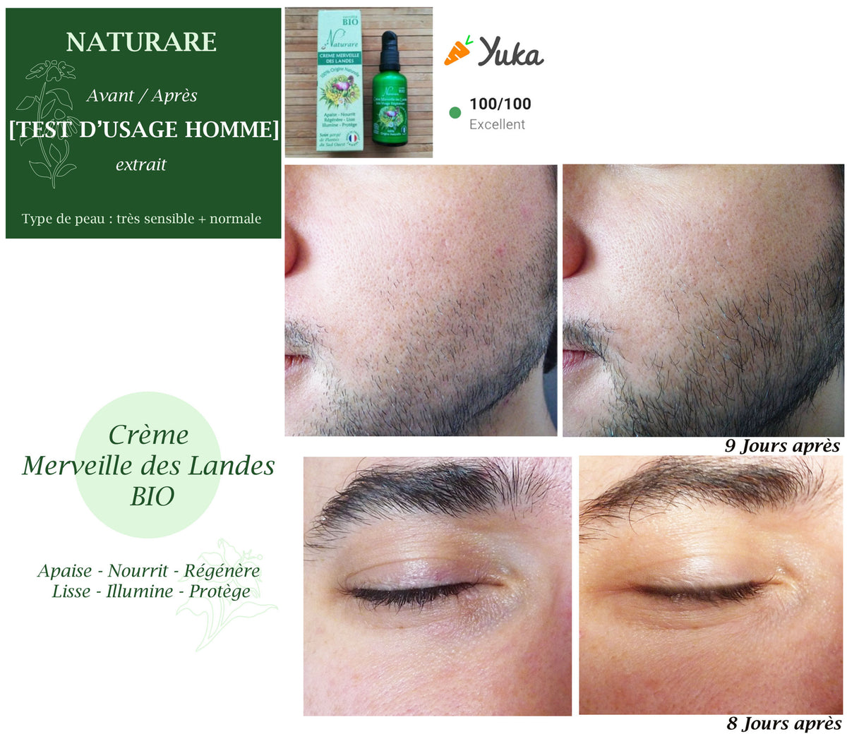 MERVEILLE DES LANDES ORGANIC - Sensitive Skin Care Complete Regeneration Face-11