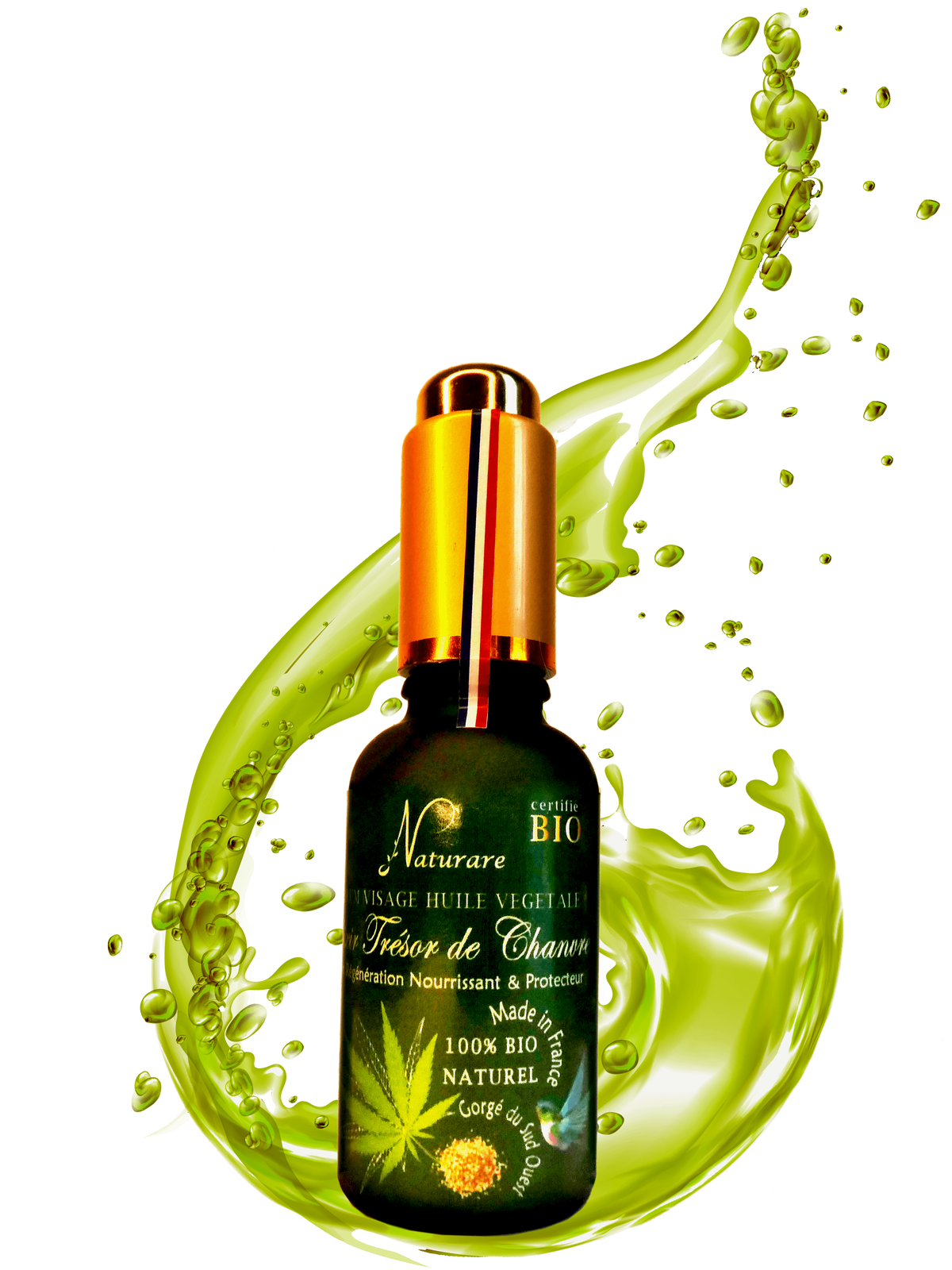 DROP - ORGANIC HEMP TREASURE ELIXIR - Vegetable Oil, Food Supplement