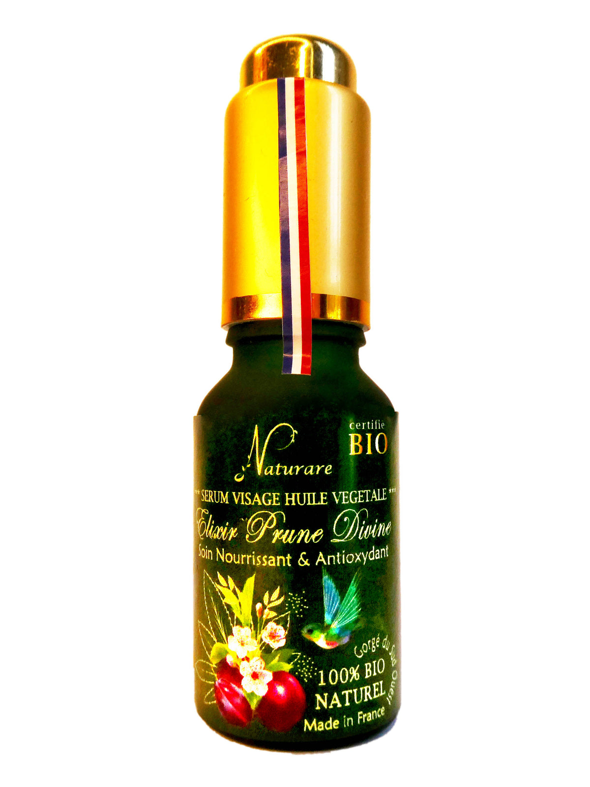 DROP - ORGANIC DIVINE PLUM ELIXIR - Vegetable Oil Serum, Food Supplement