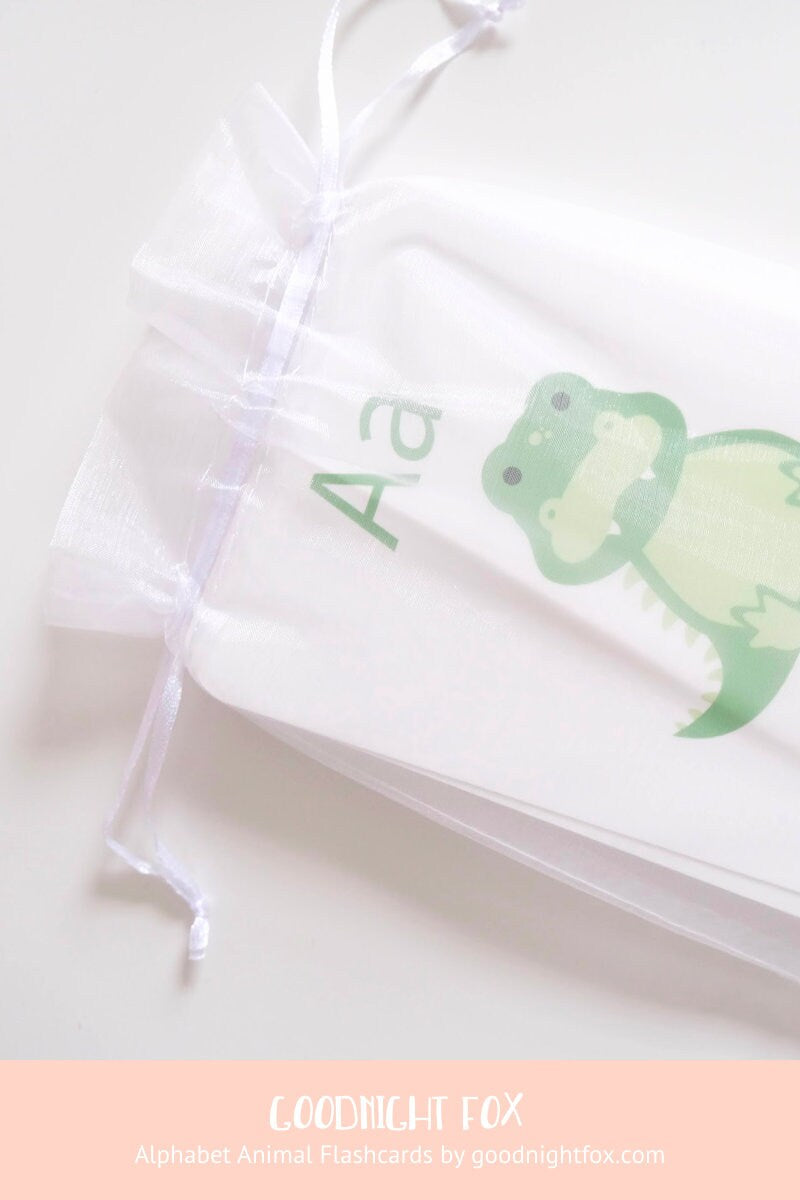 Alphabet Flashcards for Toddlers | ABC Animal Learning Cards for Preschoolers