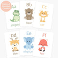Alphabet Flashcards for Toddlers | ABC Animal Learning Cards for Preschoolers