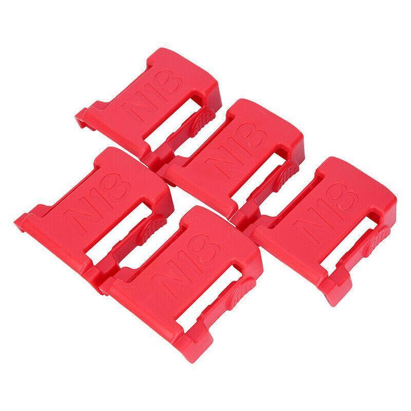 5Pcs Battery Mount Holder Stand For Milwaukee M18 18V Tool Battery Accessories-5